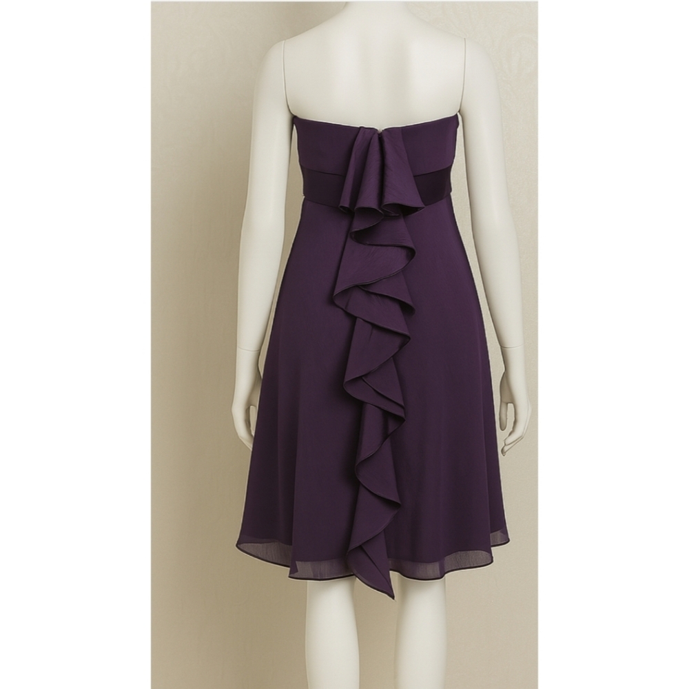 David's Bridal Strapless, Purple/Eggplant Dress, 16, NWT✔️ - Picture 14 of 15